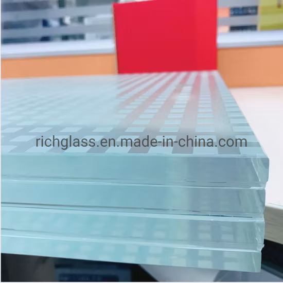 Verre dépoli réfléchissant Esg/Vsg trempé feuilleté Low E verre trempé isolé pour la construction